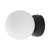 Dundee Black Opal Matt Glass Wall Light Dundee Black Opal Matt Glass Wall Light
