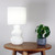 Henderson White Ceramic Bedside Table Lamp-1 Henderson White Ceramic Bedside Table Lamp-1