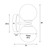 Hotaka White Modern Opal Twin Glass Wall Light-2 Hotaka White Modern Opal Twin Glass Wall Light-2