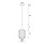 Kalaheo Amber Ribbed Glass Pendant Light-4 Kalaheo Amber Ribbed Glass Pendant Light-4