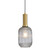Kalaheo Smoke Ribbed Glass Pendant Light Kalaheo Smoke Ribbed Glass Pendant Light
