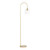 Rafai Clear Glass Bell Shade Brass Floor Lamp-1