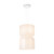 Sagama Opal White Double Glass Tall Bell Pendant-1