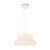 Sagama Opal White Double Glass Wide Bell Dome Pendant-1