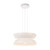 Sagama Opal White Double Glass Wide Dome Pendant-1