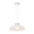 Sagama Opal White Solo Glass Wide Dome Pendant-1