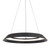 Hackett Sand Black Minimalist Dimmable LED Pendant