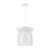 Sagama Opal White Double Glass Dome Bell Pendant-4