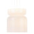 Sagama Opal White Double Glass Stacked Bell Pendant-1