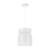 Sagama Opal White Double Glass Stacked Bell Pendant-5