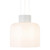 Sagama Opal White Solo Glass Tall Bell Pendant-1