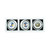 Forling Dimmable Triple Frame Recessed LED Downlight - White