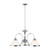Logan 3 Light Satin Chrome Traditional Chandelier