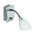 Minnie Chrome Opal Glass Dimmable Spot Wall Light with Switch