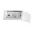 Quade White Plaster Square LED Wall Light-2