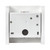 Quade White Plaster Square LED Wall Light-3