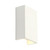 Retho White Plaster Rectangular LED Wall Light