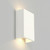 Retho White Plaster Rectangular LED Wall Light-1