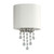Sofia Decorative White Crystal Wall Light