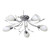 Tulip 5 Light Chrome Indoor Ceiling Light