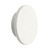 Dot White Plaster Circular LED Wall Light