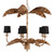 Frida Natural Water Hyacinth Chandelier