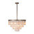 Selene Round White Crystal Tiered Chandelier-3