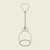 Caló Botijo Clay Dimmable LED Pendant Light - Dark Grey-6