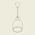 Caló Botijo Clay Dimmable LED Pendant Light - Marine Blue-6