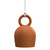 Caló Botijo Clay Dimmable LED Pendant Light - Dark Terracotta-2 Caló Botijo Clay Dimmable LED Pendant Light - Dark Terracotta-2