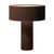 Terra Organic Textured Clay Table Lamp - Pure Choco Terra Organic Textured Clay Table Lamp - Pure Choco