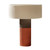 Terra Organic Textured Clay Table Lamp - White, Choco & Terracotta Terra Organic Textured Clay Table Lamp - White, Choco & Terracotta
