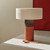 Terra Organic Textured Clay Table Lamp - White, Choco & Terracotta-1 Terra Organic Textured Clay Table Lamp - White, Choco & Terracotta-1