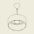 Terra White Textured Lines Clay Drum Pendant Light-4 Terra White Textured Lines Clay Drum Pendant Light-4