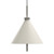 Totana Organic Cone Clay LED Pendant Light - White Totana Organic Cone Clay LED Pendant Light - White
