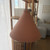 Totana Organic Cone Clay LED Floor Lamp - Dark Terracotta LS2