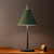 Totana Organic Cone Clay LED Table Lamp - Olive Green-1 Totana Organic Cone Clay LED Table Lamp - Olive Green-1