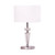 Calla Crystal Chrome with Drum Shade Table Lamp Calla Crystal Chrome with Drum Shade Table Lamp