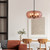 Chevy Flat Top Dome Amber Glass Pendant Light-1 Chevy Flat Top Dome Amber Glass Pendant Light-1