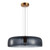 Giovanna Brass Smoked Black Dome Glass Pendant Light-5 Giovanna Brass Smoked Black Dome Glass Pendant Light-5