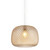 Lenox Amber Textured Dome Glass Pendant Light Lenox Amber Textured Dome Glass Pendant Light
