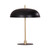Prudence Black Dome Brass Rod Table Lamp Prudence Black Dome Brass Rod Table Lamp