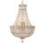 Classique Empire Basket Crystal Chandelier - Satin Brass-2 Classique Empire Basket Crystal Chandelier - Satin Brass-2