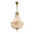Classique Empire Basket Crystal Chandelier - Satin Brass-6 Classique Empire Basket Crystal Chandelier - Satin Brass-6