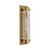 Catalea Gold Clear Glass Rod Wall Light-2