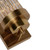 Catalea Gold Clear Glass Rod Wall Light-4