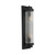 Catalea Black Clear Glass Rod Wall Light-2