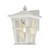Eren White Glass Exterior Lantern Wall Light