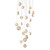 Yoyo Gold 21 Light 3CCT LED Cluster Pendant