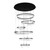 Lando Black 6 Ring 3CCT LED Cluster Pendant-3